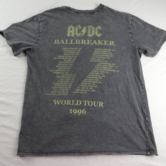 AC DC Ballbreaker World Tour 1996 Distressed Shirt Size S - Picture 4 of 9